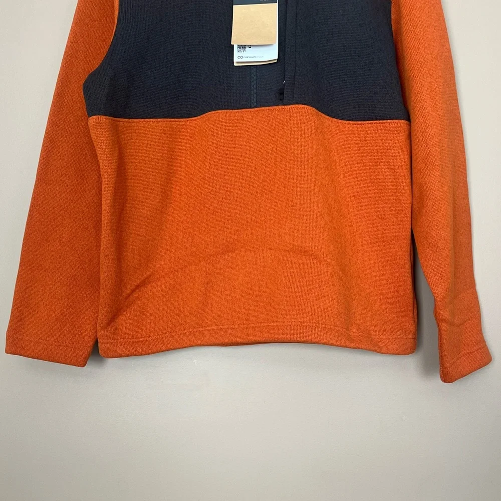 {The North Face} Gordon Lyons 1/4 Zip Pullover in Earthen Copper - Mens Medium
